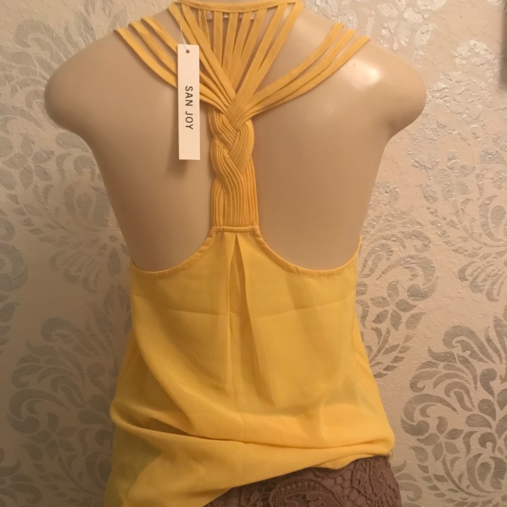 Yellow blouse
